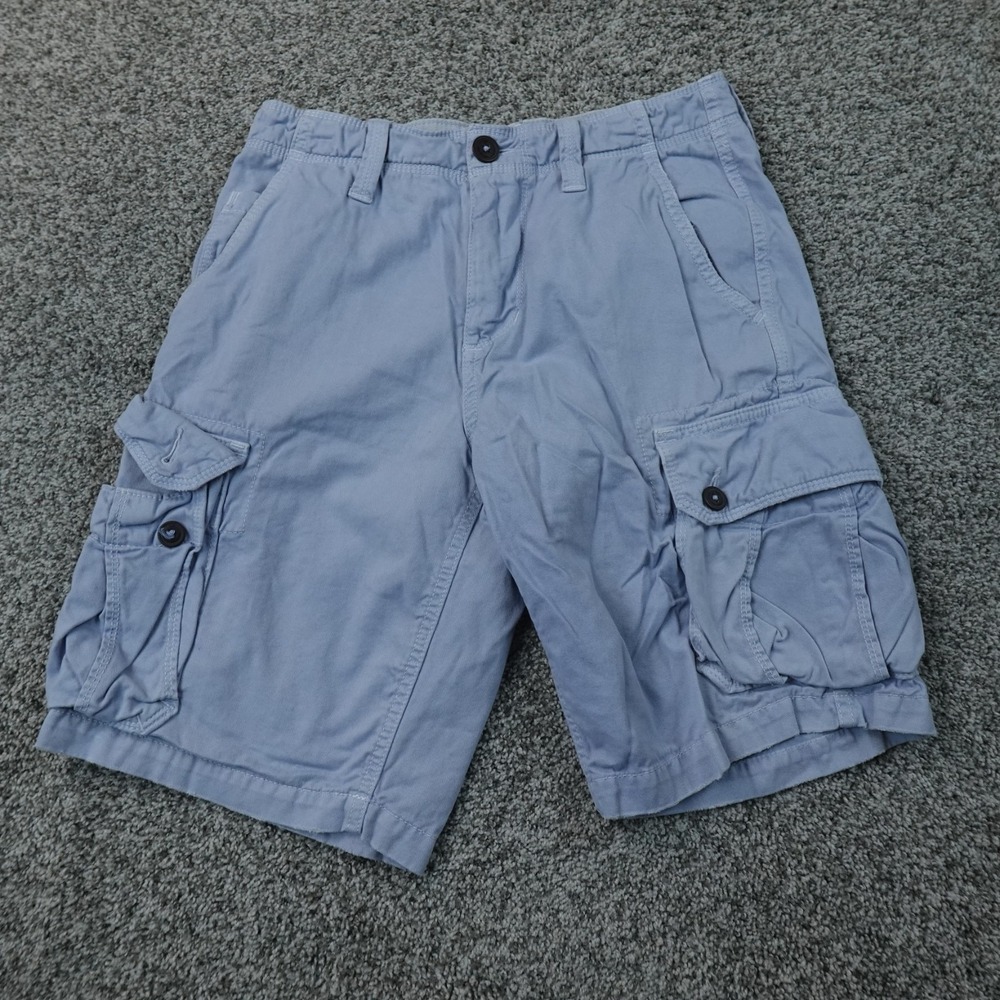 American Eagle Shorts Mens 28 Blue Cargo Utility Military Hiking Preppy AE3 Y2K